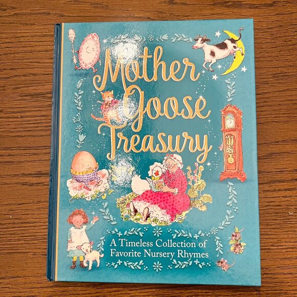 Mother Goose Treasury: Favorite Nursery Rhymes for Children Hardcover - Picture 1 of 8
